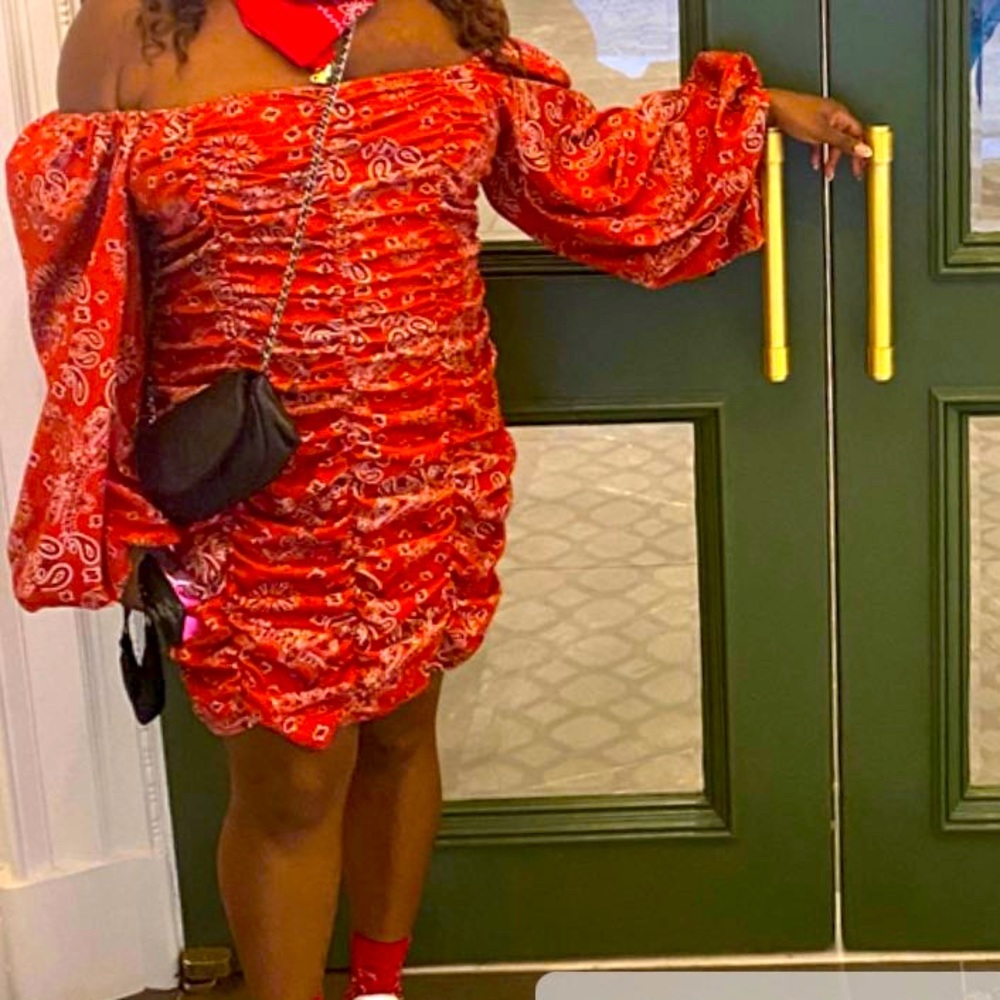 Red Bandana Dress